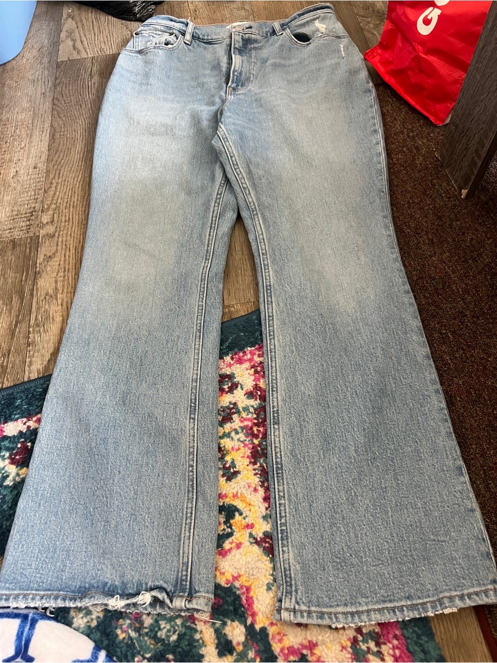 Abercrombie the 70s ultra vintage flare high rise 10S